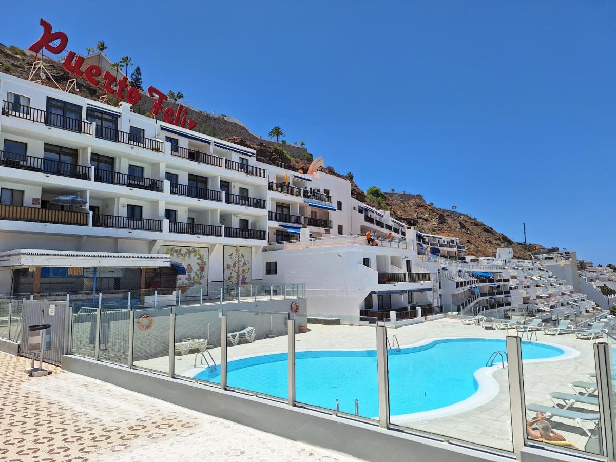 Solaris - Refurbished, Top Floor, Sea Views Puerto Rico  Dış mekan fotoğraf