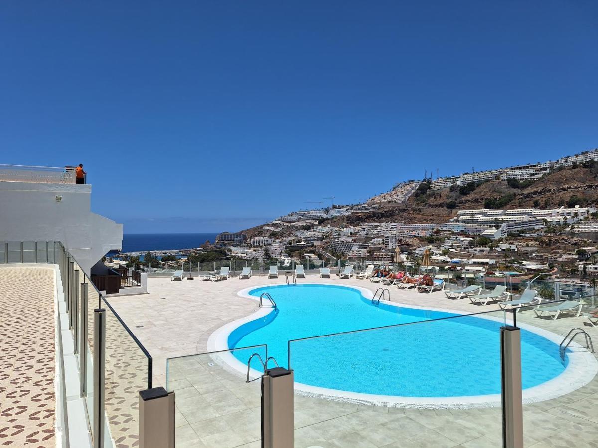 Solaris - Refurbished, Top Floor, Sea Views Puerto Rico  Dış mekan fotoğraf